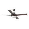 Loftsventilator Icaria L med lysebrun/mahogni