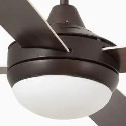 Loftsventilator Icaria L med lysebrun/mahogni