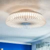 Loftventilator Himalaya LED, app, fjernbetjening, hvid