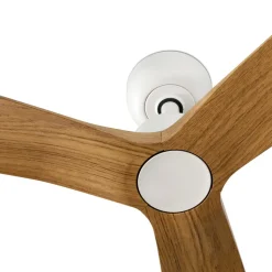 Loftventilator Outwood, brun, DC, støjsvag, Ø 150 cm, IP44