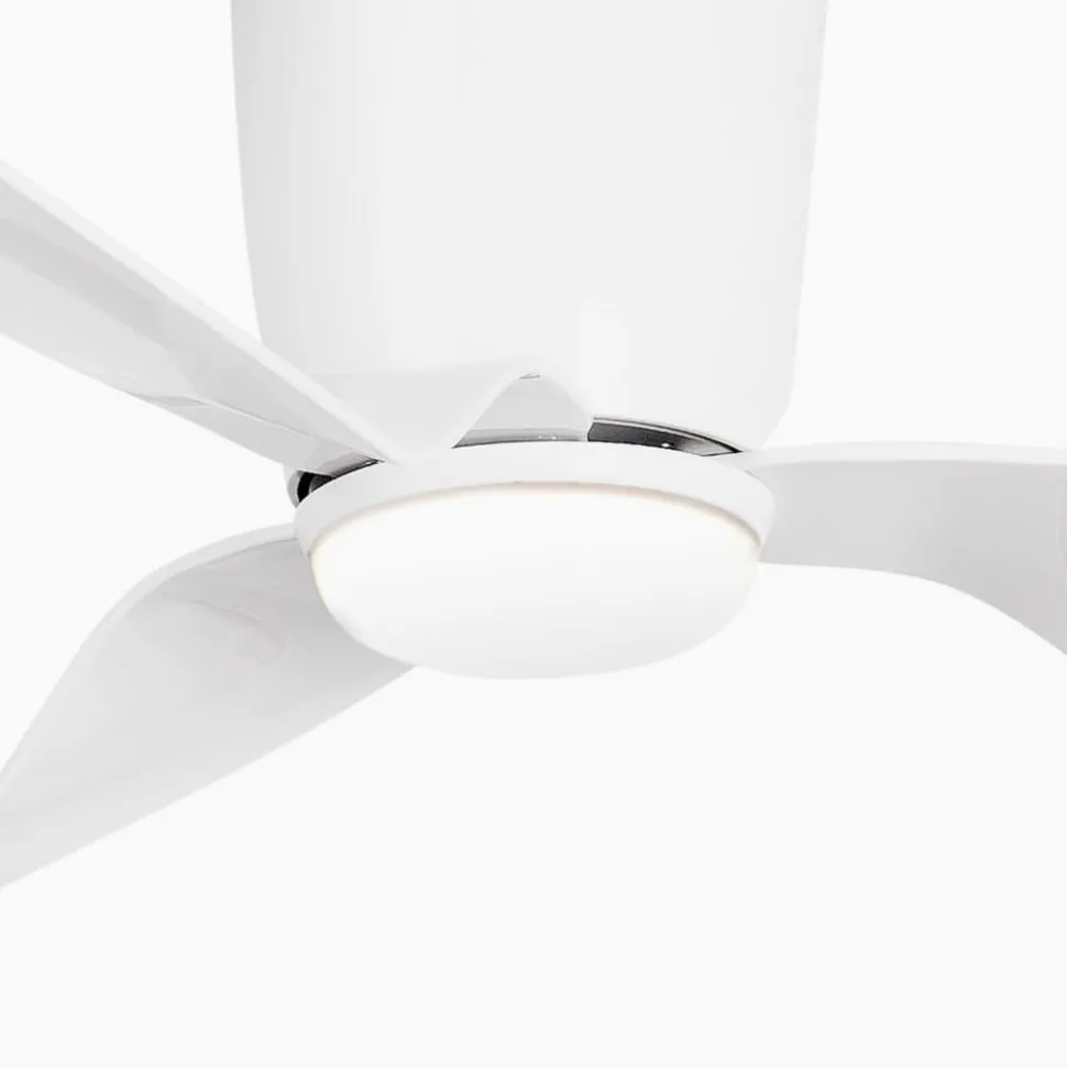 Loftventilator Pemba L LED-lampe, hvid