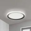 LOLA Smart Disc LED-loftlampe, sort/hvid, RGBW