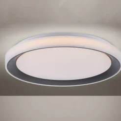 LOLA Smart Disc LED-loftlampe, sort/hvid, RGBW