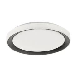 LOLA Smart Disc LED-loftlampe, sort/hvid, RGBW