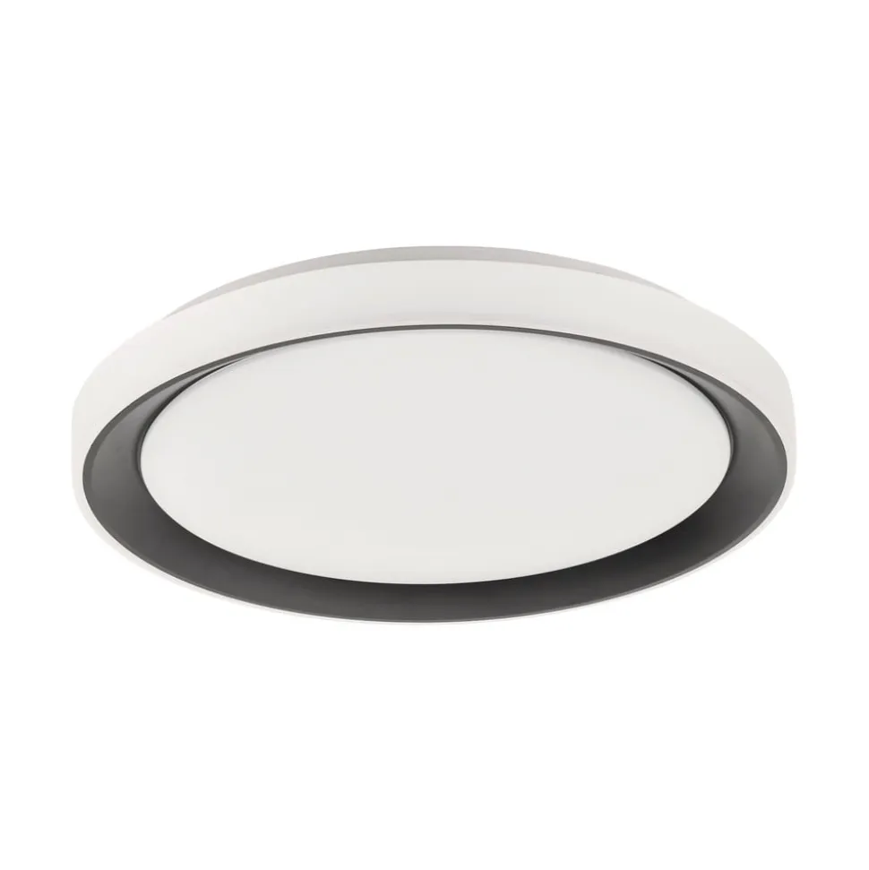 LOLA Smart Disc LED-loftlampe, sort/hvid, RGBW