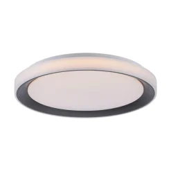 LOLA Smart Disc LED-loftlampe, sort/hvid, RGBW
