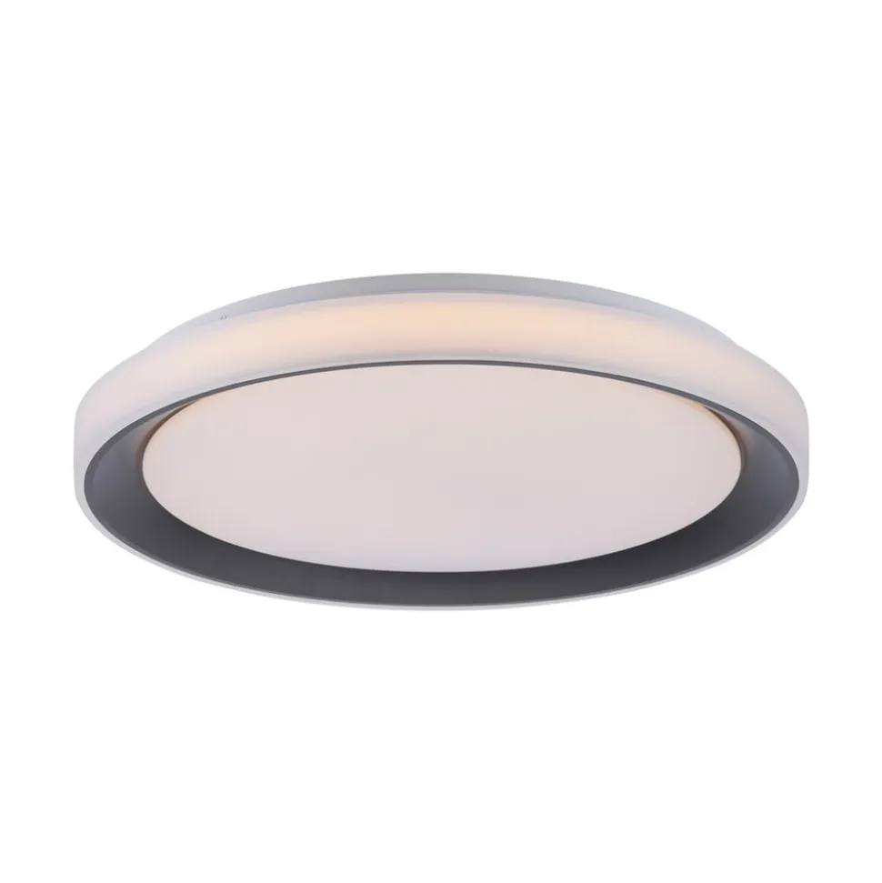 LOLA Smart Disc LED-loftlampe, sort/hvid, RGBW