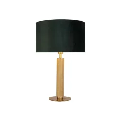 London bordlampe, messing/grøn