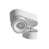 LOOM DESIGN Aim LED-loftspot 2 lyskilder hvid