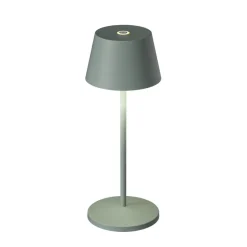 LOOM DESIGN LED genopladelig bordlampe Modi Micro, IP65 grøn-grå