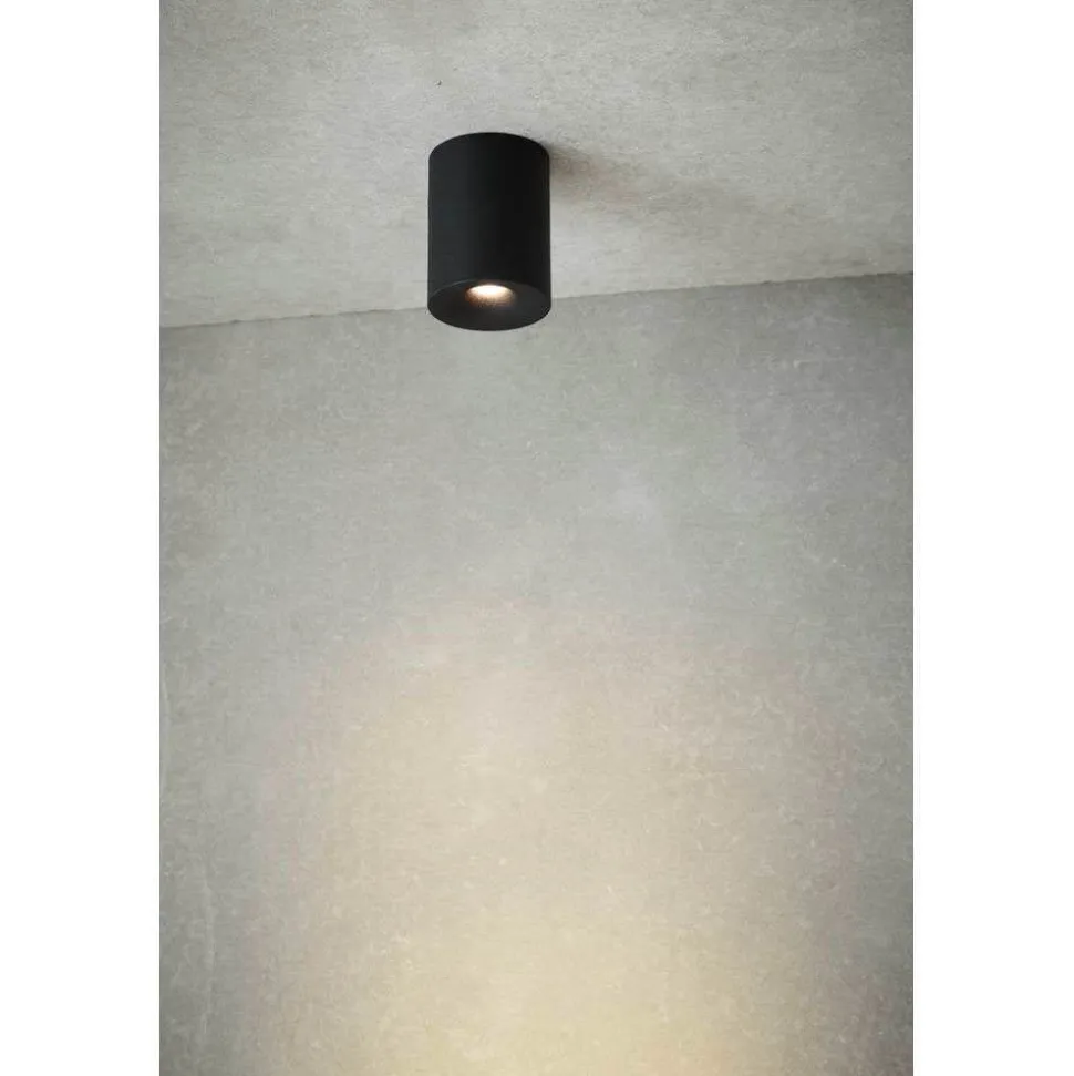 LOOM DESIGN LED-loftlampe Nyx, sort, IP54