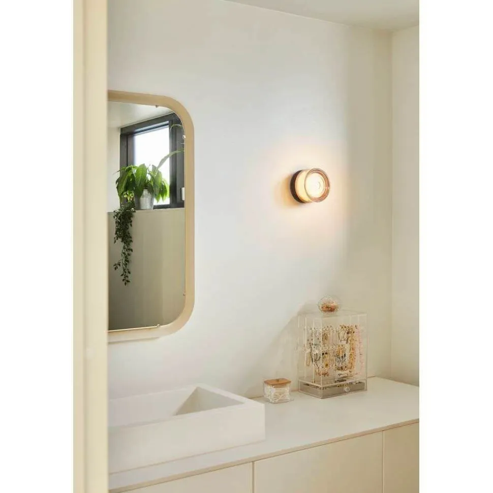 LOOM DESIGN LED-loftlampe Otto Wave, ravfarvet, IP65