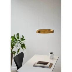 LOOM DESIGN LED-pendellampe EOS 360 Small, messingfarvet