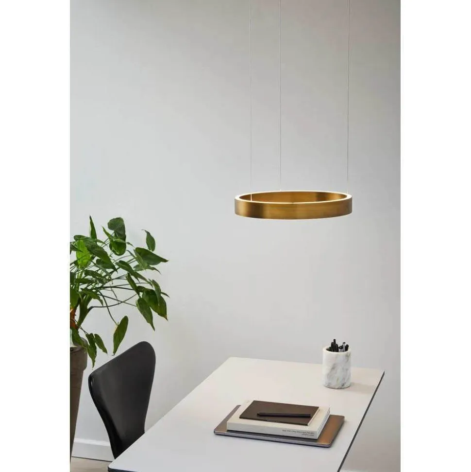 LOOM DESIGN LED-pendellampe EOS 360 Small, messingfarvet