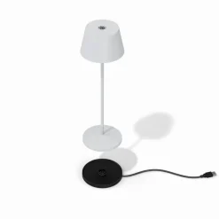 LOOM DESIGN LED-terrasselampe Modi, hvid 36 cm CCT