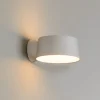 LOOM DESIGN LED-væglampe Cookie, hvid, aluminium, Ø 15 cm