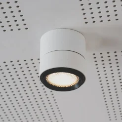 LOOM DESIGN Ray LED-loftspot Ø9,3cm 13W hvid