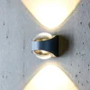 LOOM DESIGN Saga udendørs væglampe op/ned sort