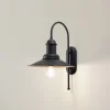 Lorato væglampe, sort, højde 48 cm, metal, E27