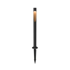 Louis Poulsen Vejlampe 827 70cm sort jordlampe 24V