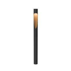Louis Poulsen vejlampe Flindt, 930 sort 70 cm fod 24 V