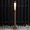 Louis Poulsen vejlampe Flindt, 927, corten 70 cm base 24 V