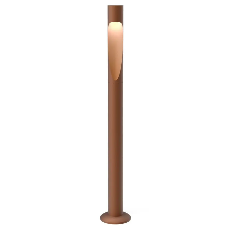 Louis Poulsen vejlampe Flindt, 927, corten 70 cm base 24 V
