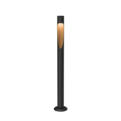 Louis Poulsen vejlampe Flindt, 940 sort 70 cm fod 24 V