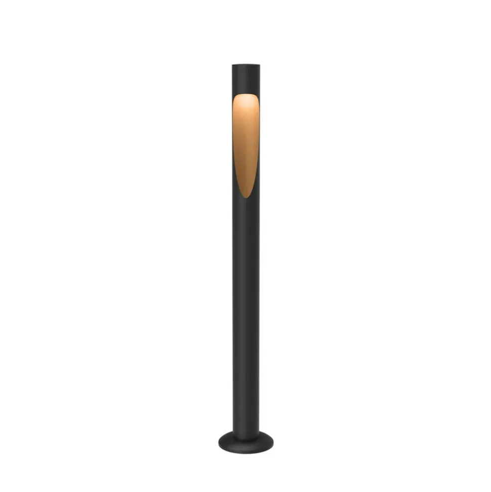Louis Poulsen vejlampe Flindt, 940 sort 70 cm fod 24 V