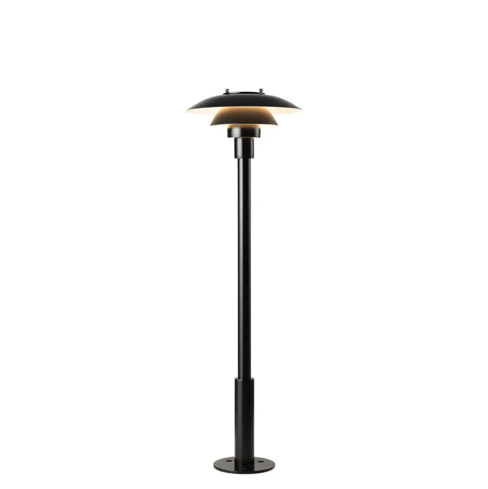 Louis Poulsen vejlampe PH 3-2 1/2, sort, 91 cm stål