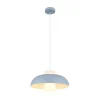 Lowe pendellampe, blå mat, Ø 38 cm, metal
