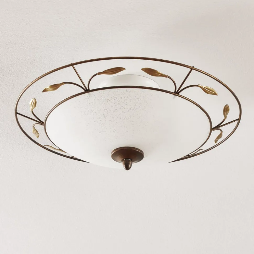 Luca loftlampe med scavo-glas