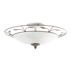Luca loftlampe med scavo-glas