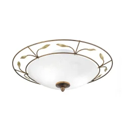 Luca loftlampe med scavo-glas