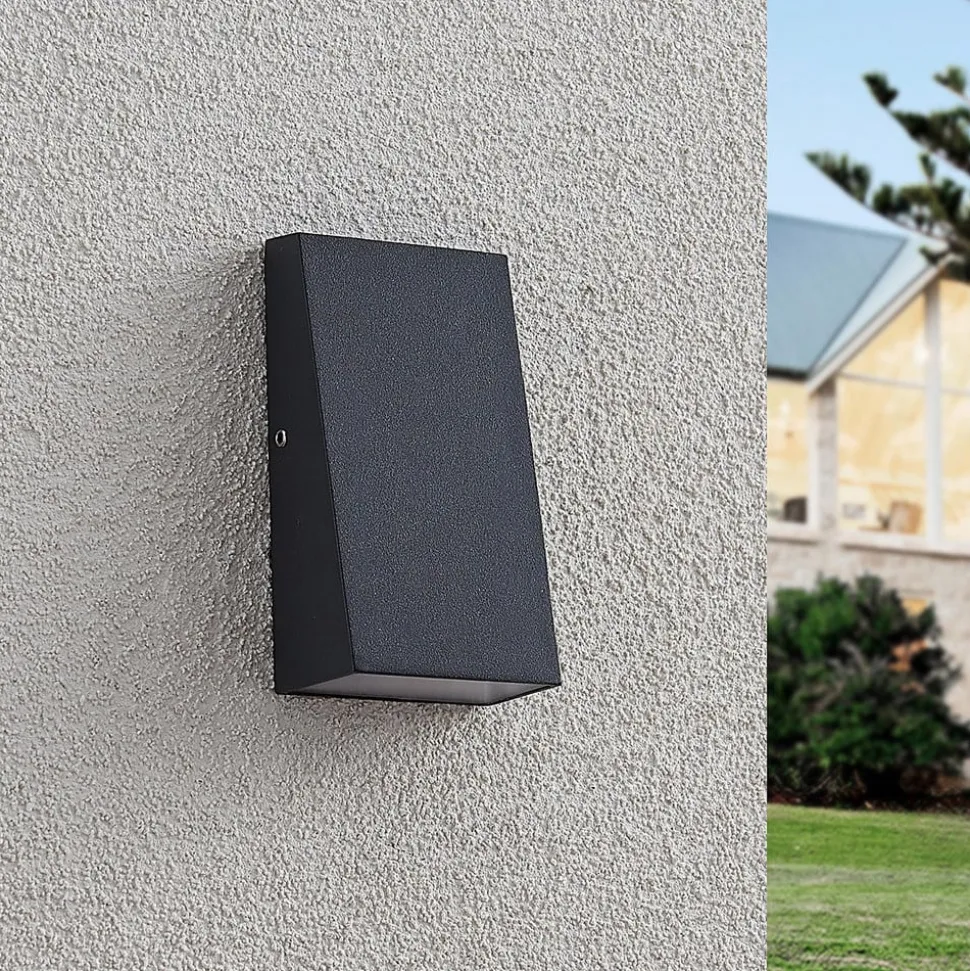 Lucande Adarey udendørs LED-væglampe, IP54