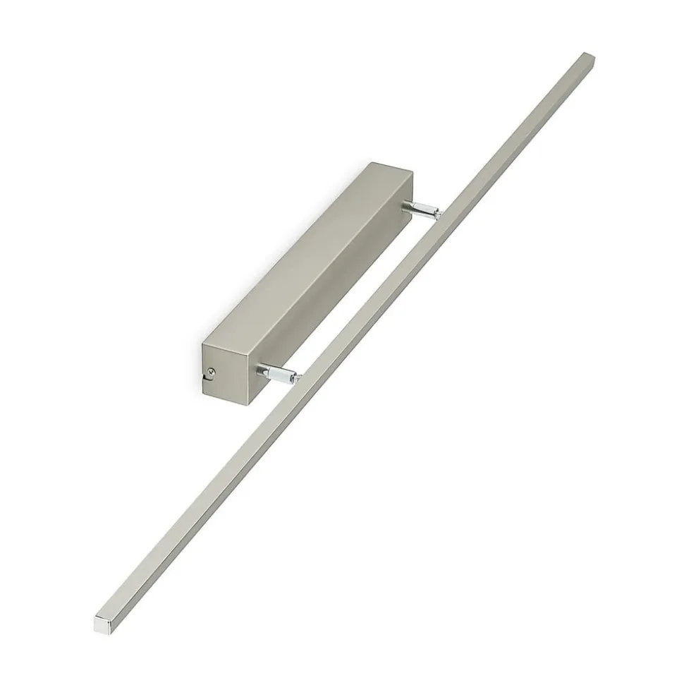 Lucande Alexis LED-gallerilampe 118 cm, mat nikkel