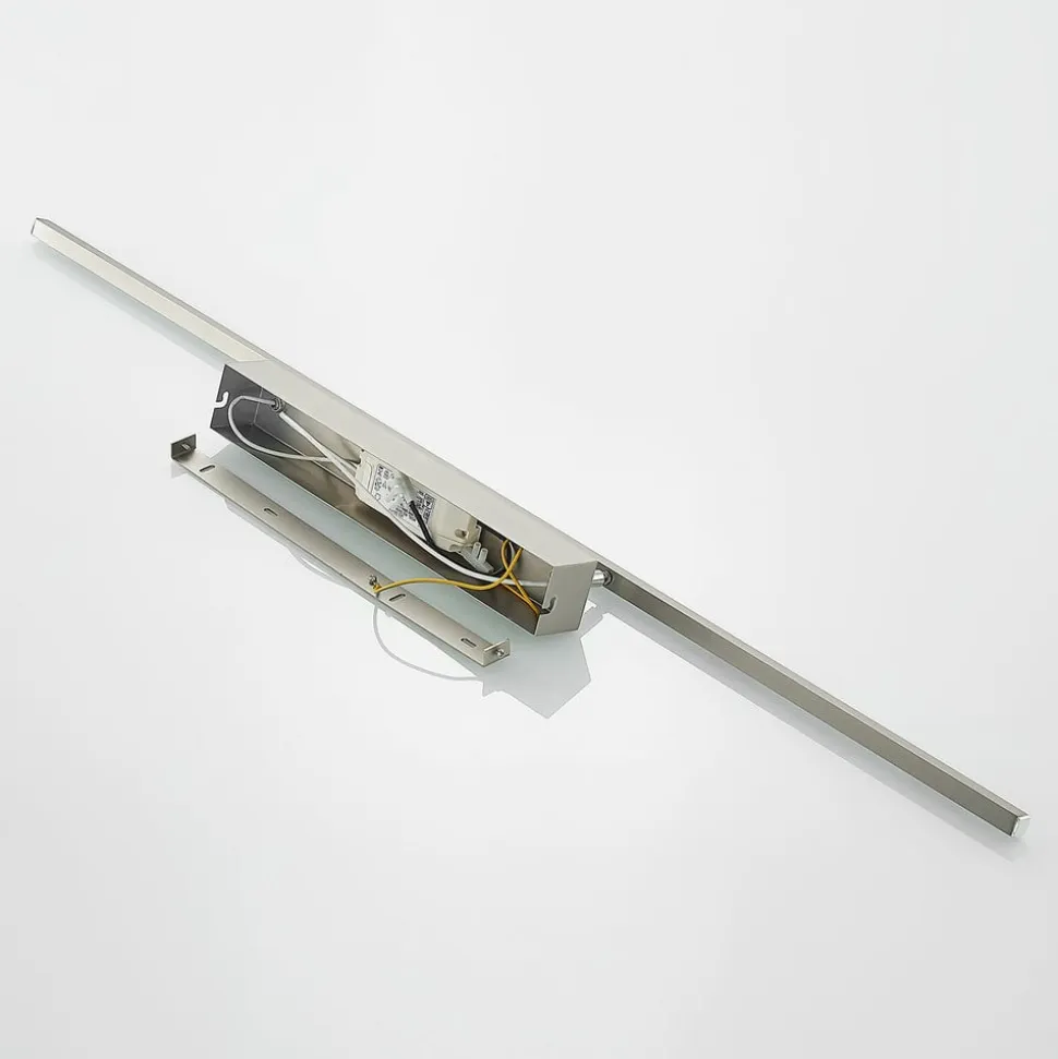 Lucande Alexis LED-gallerilampe 118 cm, mat nikkel