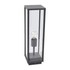 Lucande Annalea sokkellampe, 50 cm, antracit, IP54
