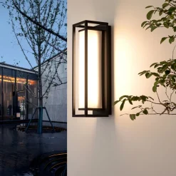 Lucande Banetti udendørs LED-væglampe, 50 cm