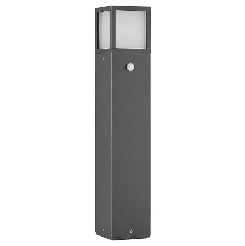 Lucande Dewari vejlampe, bevægelsessensor, E27, 65 cm, IP54