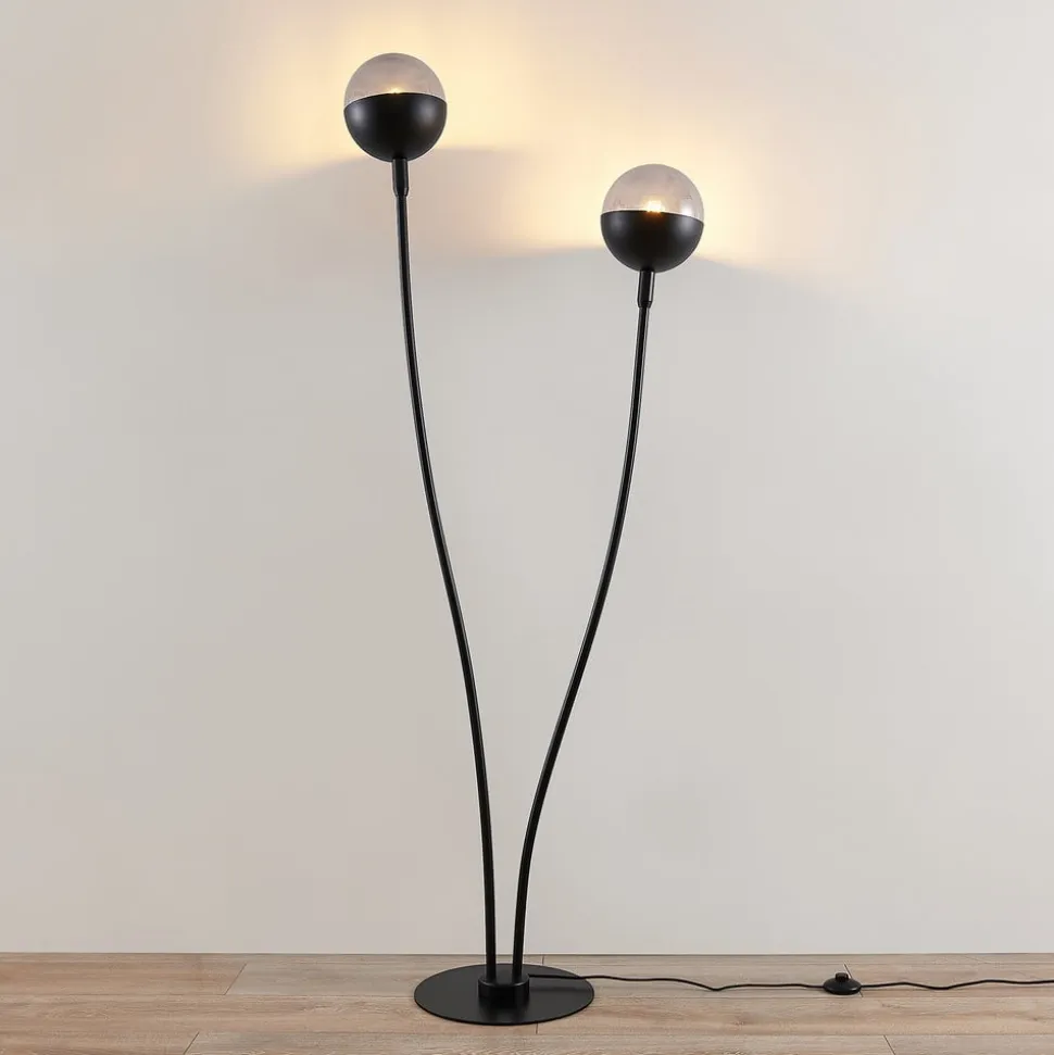 Lucande Dustian gulvlampe, 2 lyskilder
