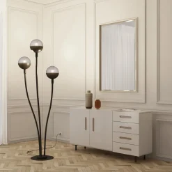 Lucande Dustian gulvlampe, 3 lyskilder
