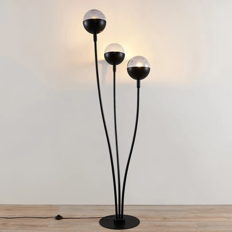 Lucande Dustian gulvlampe, 3 lyskilder