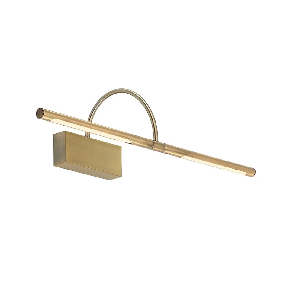 Lucande Fehmke LED-gallerilampe, antik messing