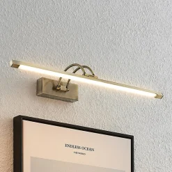 Lucande Felena LED-gallerilampe, antik messing