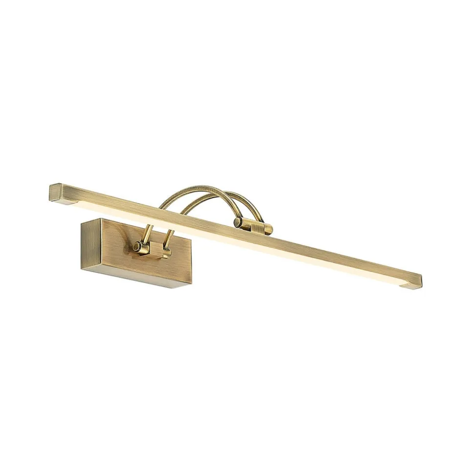 Lucande Felena LED-gallerilampe, antik messing