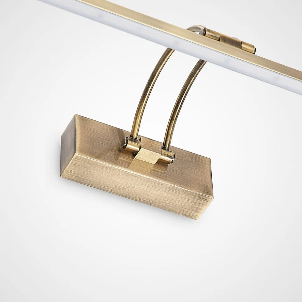 Lucande Felena LED-gallerilampe, antik messing