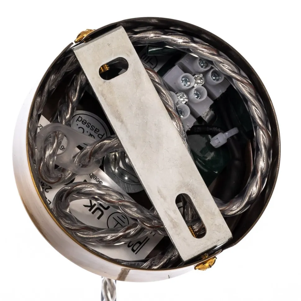Lucande Freylin pendel, 1-lys, rav, glas, 6 cm