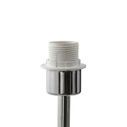 Lucande gulvlampe Amona, sort, tekstil, 150 cm, trefod