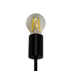 Lucande gulvlampe Kestralia, hvid, glas, Ø 35 cm, E27